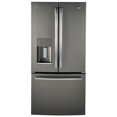 "GE 34"" Counter-Depth French Door Refrigerator (PYE18HMLKES) - Slate - Open Box - Perfect Condition"
