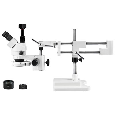 Walter Products 3.5x - 90x Trinocular Stereo Microscope with Built-in Camera (WP5FZIFR07DNS5)