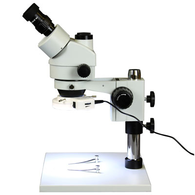 VEVOR Microscopio Stereo Simul-Focale 3.5X-90X Microscopio Stereo Trinoculare 360 ° Orientabile