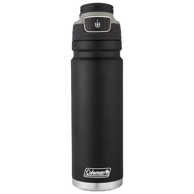 Image of Coleman FreeFlow 700ml (24oz.) Insulated Stainless Steel Water Bottle - Black