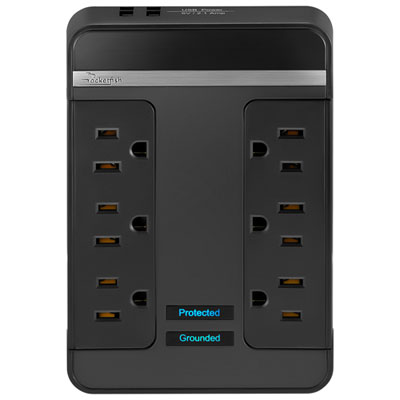 Rocketfish 6 Outlet/2 USB Surge Protector - Only at Best Buy Note