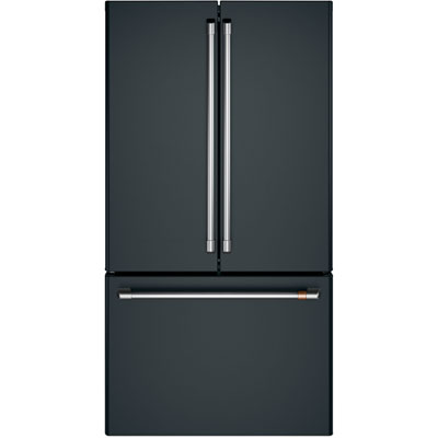 Café 36" 23.1 Cu. Ft. Counter-Depth French Door Refrigerator (CWE23SP3MD1) - Matte Black Love the look, function and options