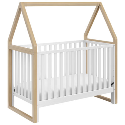 Image of Storkcraft Orchard 5-in-1 Convertible Crib - White/Driftwood