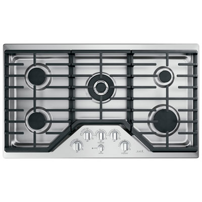 Image of Café 36   5-Burner Gas Cooktop (CGP95362MS1) - Stainless Steel