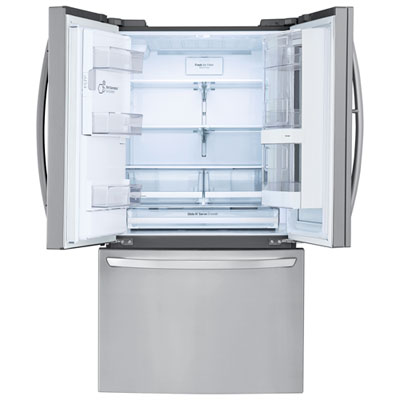 Lg 36 27 5 Cu Ft French Door Refrigerator With Water Ice Dispenser Lfxs28596s Stainless Steel Best Buy Canada Lg 36 27 5 Cu Ft French Door Refrigerator With Water Ice Dispenser Lfxs28596s Stainless Steel Best Buy Canada