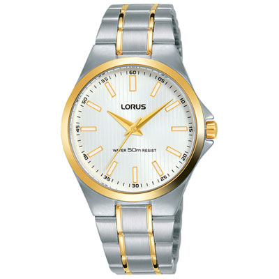 Image of Lorus 32mm Women's Dress Watch - Gold/Silver/White