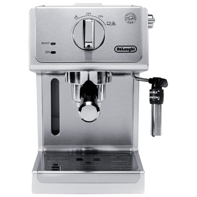 De'Longhi Manual Espresso \u0026 Cappuccino Machine - Silver | Best Buy Canada