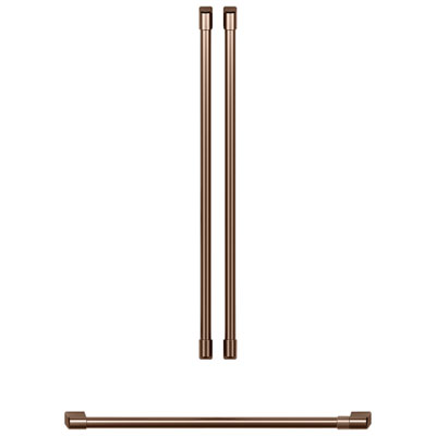 Café Refrigerator Handle Kit (CXLB3H3PMCU) - Brushed Copper Love Copper
