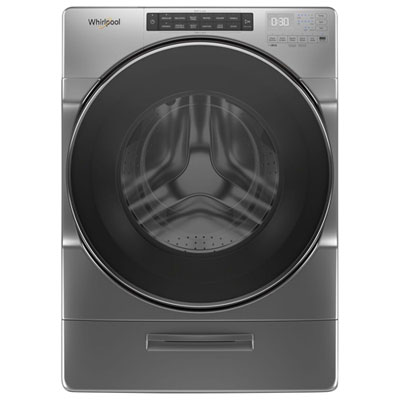Whirlpool 5.2 Cu. Ft. High Efficiency Front Load Steam Washer (WFW6620HC) - Chrome Shadow Excellent washer and dryer