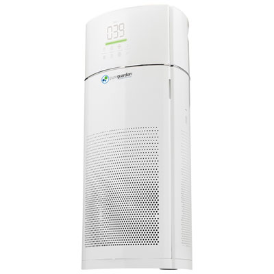 Image of GermGuardian PureGuardian Tower Air Purifier with HEPA Filter - White