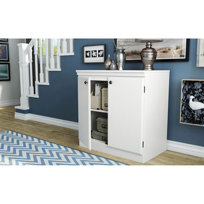 Image of Morgan 2-Drawer Storage Cabinet - Pure White
