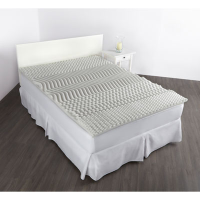 Image of Bodyform Orthopedic Cloud Ten Optimum 2.5   Mattress Topper - Queen- Only at Best Buy