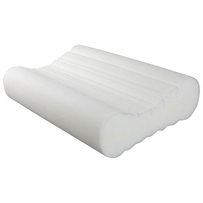Image of Bodyform Orthopedic Anti-Snore Foam Pillow - White