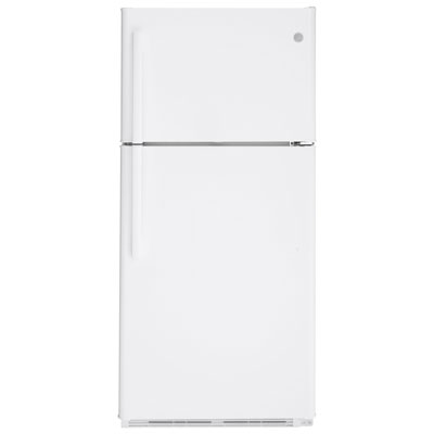 GE 30" 18 Cu. Ft. Top Freezer Refrigerator with LED Lighting (GTS18FTLKWW) - White I love my GE refrigerator