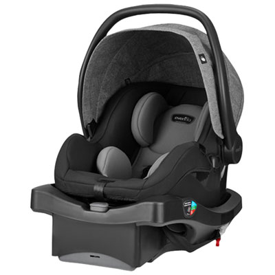 Image of Evenflo LiteMax DLX Infant Car Seat - Meteorite