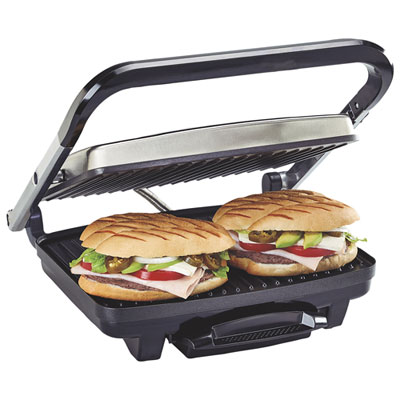 Hamilton Beach Panini Press & Indoor Grill - Black Good Electric Grill