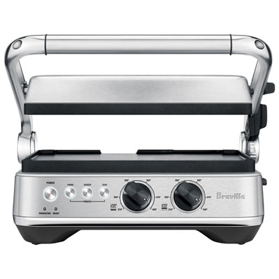 Image of Breville Toaster Panini Press & Indoor Grill - Brushed Stainless Steel