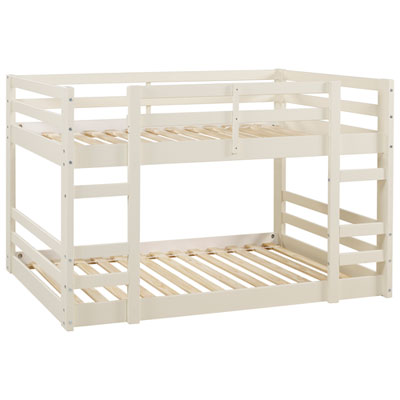Image of Modern Kids Bunk Bed - Twin - White