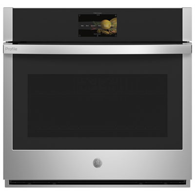 GE Profile 30" 5.0 Cu. Ft. Self-Clean True Convection Electric Wall Oven (PTS7000SNSS) - Stainless Nice oven