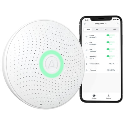Image of Airthings Wave Plus Indoor Air Quality Monitor with Radon Detection