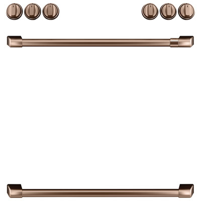 Café Gas Range Handle Kit (CXFCGHKPMCU) - Brushed Copper