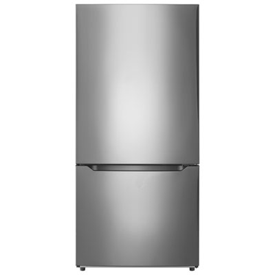 Insignia 30" 18.6 Cu. Ft. Bottom Freezer Refrigerator (NS-RBM18SS0-C) - Stainless - Only at Best Buy Bottom freezer fridge
