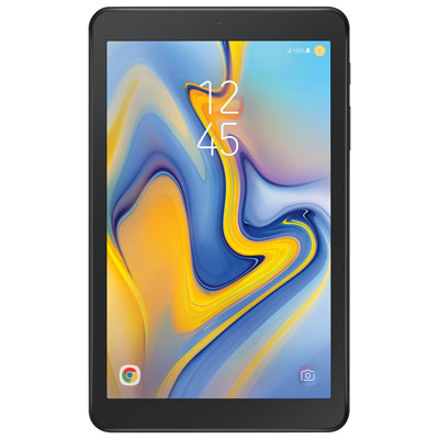 Image of Bell Samsung Galaxy Tab A 8   32GB Android O LTE Tablet With Snapdragon 425 4-Core Processor - Black - On Select - 2-Year Agreement