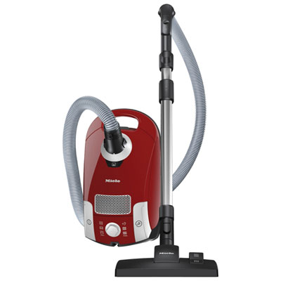 Image of Miele Compact C1 Hardfloor Plus Canister Vacuum - Autumn Red