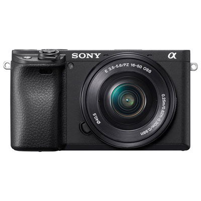Open Box - Sony Alpha a6400 Mirrorless Vlogger Camera with 16-50mm OSS Lens Kit