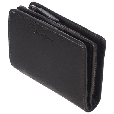 Image of Club Rochelier Onyx RFID Leather Bi-fold Wallet - Black