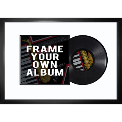 Image of Frameworth Vinyl Album Frame - White Mat