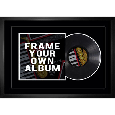 Image of Frameworth Vinyl Album Frame - Black Mat