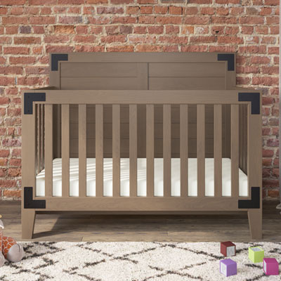 Child Craft Lucas 4-in-1 Convertible Crib - Dusty Heather