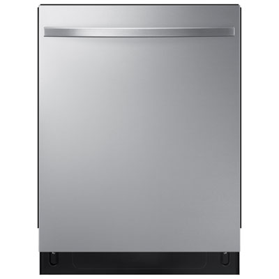 Image of Samsung 24   48dB Built-In Dishwasher w/ Stainless Steel Tub & Third Rack (DW80R5061US/AA) -Stainless