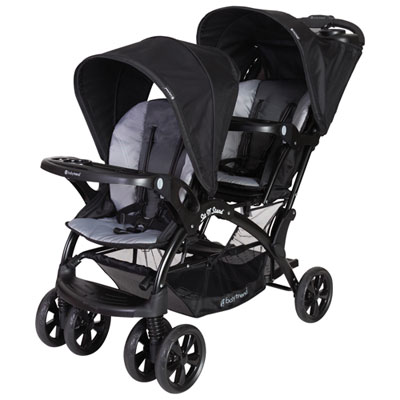 Image of Baby Trend Sit N' Stand Double Stroller - Moonstruck