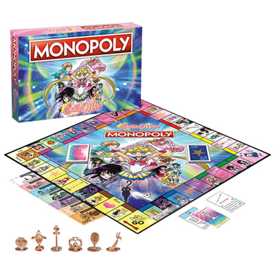 Image of Monopoly: Sailor Moon Edition Board Game - English