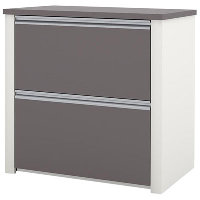 Connexion 2-Drawer Lateral File Cabinet - Slate/Sandstone This furniture has terrific durable finishes and I love all my counter space