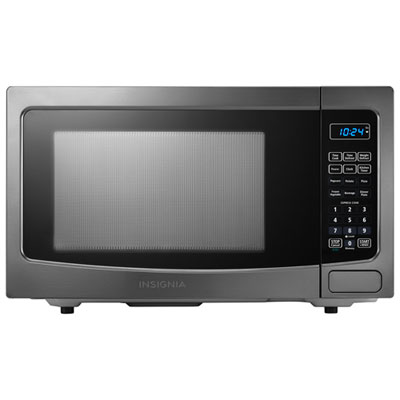 Insignia 1.1 Cu. Ft. Microwave (NS-MW11BS9-C) - Black Stainless Steel - Only at Best Buy Microwave
