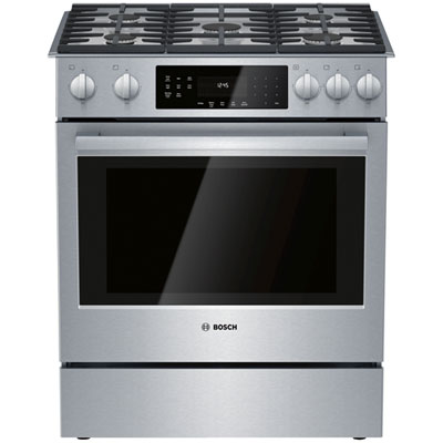 Bosch 30" 4.8 Cu. Ft. True Convection 5-Burner Slide-In Gas Range (HGI8056UC) - Stainless Steel BEST STOVE EVER!