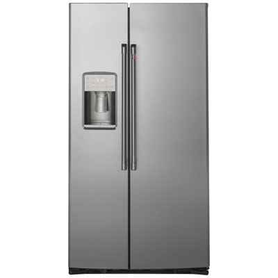 Café 36" 21.9 Cu. Ft. Counter-Depth Side-By-Side Refrigerator (CZS22MP2NS1) - Stainless Steel Counter depth Cafe refrigerator