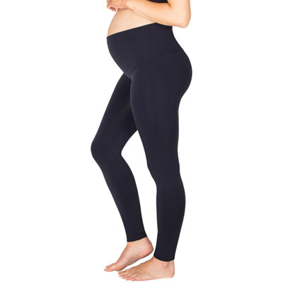 Image of Modern Eternity Ella Yoga Maternity Pants - Small - Navy