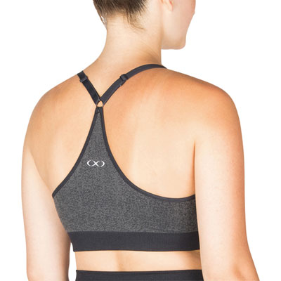 Modern Eternity Bella Active Seamless Nursing Bra - Small - Grey Jacquard