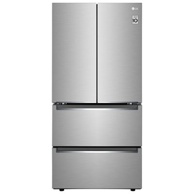 LG 33" 19 Cu. Ft. Counter-Depth French Door Refrigerator (LRMNC1803S) - Stainless Steel LG 33" is great