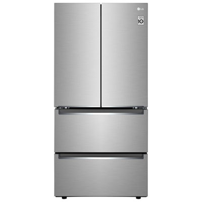 LG 33" 19 Cu. Ft. Counter-Depth French Door Refrigerator (LRMNC1803S) - Stainless Steel Cut my finger on sharp edge on lower back side of fridge, sharp edges! LG rep and sales rep said only one inch is needed at back of fridge but manual recommends 2”