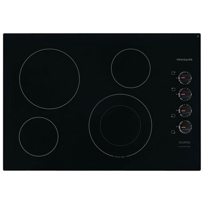 "Frigidaire 30"" Smooth Top Electric Cooktop (FFEC3025UB) - Black - Open Box - Perfect Condition"