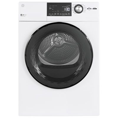 GE 4.1 Cu. Ft. Electric Dryer (GFD14JSINWW) - White Compact dryer