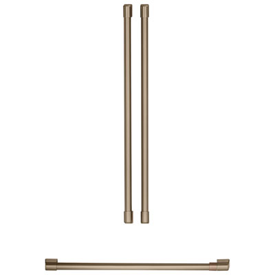Café 3-Piece Refrigerator Handle Kit (CXMB3H3PNBZ) - Brushed Bronze