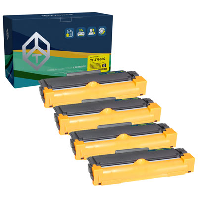 TToner Brother Black Toner (TT-TN660) - 4 Pack