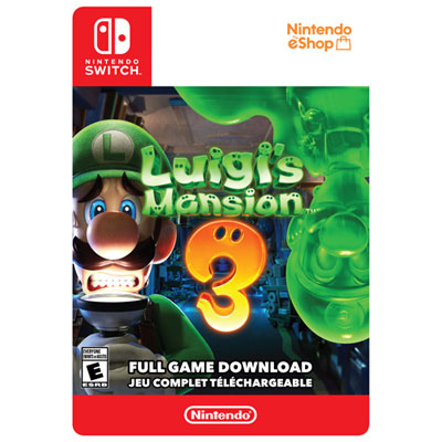 Luigi's Mansion 3 (Switch) - Digital Download best halloween game