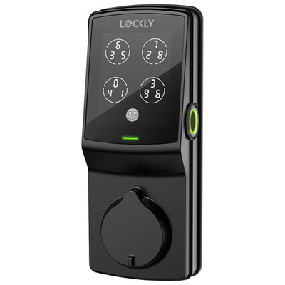 Lockly Secure Plus Fingerprint Bluetooth Deadbolt Smart Lock - Matte Black - Only at Best Buy Best smart lock I've used so far!